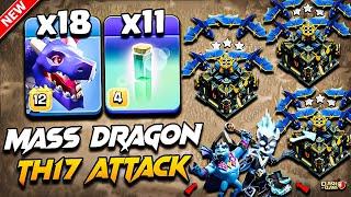 Best TH17 Attack Strategy With DRAGON | Town Hall17 Max Dragon Attack COC | Th17 DRAGON Attack 2025