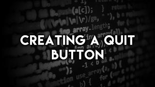 [Unity3D] [Tutorial] How to Create a Quit Button in Unity