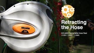 How to Retract the Hose in a Holman Retractable Hose Reel