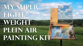 Lightweight Plein Air Set Up - What I Bring to Paint Outside