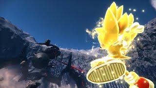 Sonic Frontiers - Super Sonic vs Knight (3rd Titan Boss Fight) [4K HDR 60FPS]