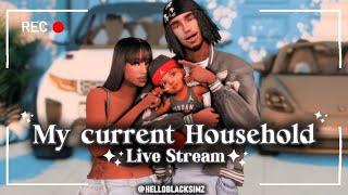 My Current Household LIVESTREAM! + Sim & Chill