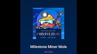 Purchasing NFT Milestone Miner Mole on Crypto.com