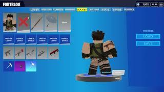 GOING THOU MY FORTBLOX LOCKER! (rare skins)