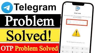 Fix-Telegram Otp Not Received || Telegram verification code problem   || telegram code sms problem