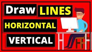 How to Draw a Line In Google Docs - [ Horizontal and Vertical ]