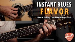 Rhythm Guitar Hybrid Picking Lick - Classic Bluesy Flavor!