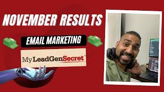 My Lead Gen Secret Review [November 2024 Email Marketing Monthly Results]