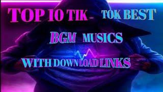 #trending tik tok background musics  || top 10 best tik tok background musics