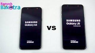 Samsung Galaxy A6 vs Galaxy J8 Speed Test and Camera Comparison