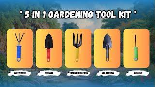 Best 5 Gardening Tools | 5 In 1 Gardening Tool set