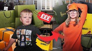 2 YEAR OLD BUYS HIS MUMS OUTFITS! UNLIMITED BUDGET!