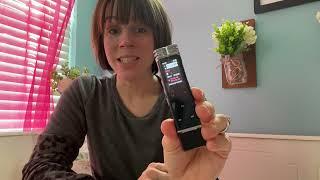 Review of 64GB Digital Voice Recorder,Touch Screen Voice Activated Recorder with Playback