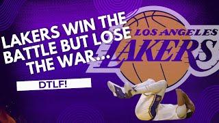 LAKERS BEAT THE RAPTORS BUT LOSE AD....