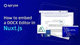 How to embed a DOCX Editor in Nuxt.js