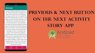 Add next and previous button on the next activity when list item click||story app[Hindi]