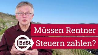 Wann müssen Rentner eine Steuererklärung abgeben, wann Steuern bezahlen?