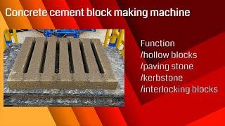 Drain cover block machine, qt4-25 concrete sand brick block making machine Turkey price list