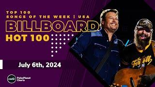 Billboard Hot 100 Top Singles This Week (July 6th, 2024)