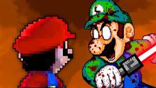 MARIO DONT!! LUIGI HAS THE HIGH GROUND!!