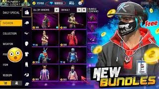 New Store Bundles Crate Opening & 15 Bundles Giveaway for Subscribers  -  Free Fire Max