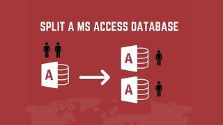 MS Access - How to split your database and allow multiple users to enter data at the same time