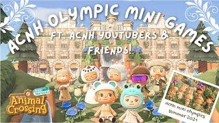 acnh olympic mini games!!! // animal crossing new horizons