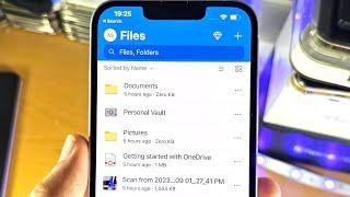 ANY iPhone How To Access OneDrive!