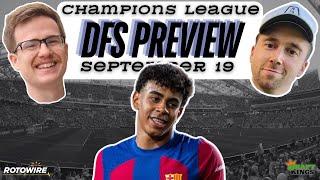 DraftKings UCL Strategies for Thursday, Sept. 19: Back Barca?