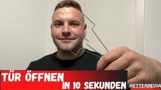 TÜRÖFFNUNG | Tür innerhalb von 10 SEKUNDEN öffnen | Türfallendraht