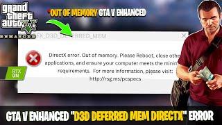 How to Fix ERR_GFX_D3D_NOD3D12 | No DirectX 12 Adapter Found in GTA V Enhanced