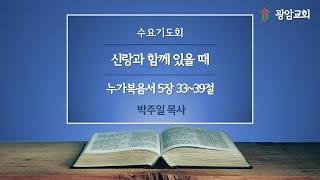 신랑과 함께 있을 때, 누가복음서 5장 33~39절, 수요기도회, 박주일 목사