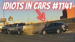 IDIOTS IN CARS #1141 - Bad drivers & Driving fails -learn how to drive