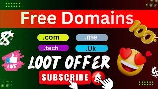 How to create Free Domains in 2024/2025. || Get Unlimited .com Domains Free || For Blogging