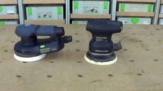 Festool  ETS EC 125 and  ETS 125 EQ Comparison