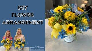 DIY Artificial Flower Arrangement - How to Make a Flower Arrangement