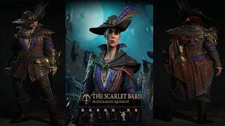 The Scarlet Bard Rogue Set! | Diablo 4 Cosmetic Showcase!