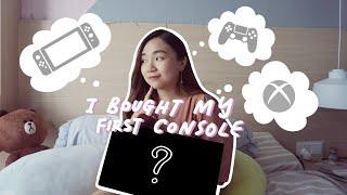 Unboxing My First Gaming Console! [ Nintendo Switch Animal Crossing ]  *drum rolls*