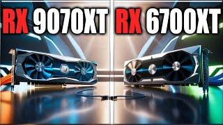 9070 XT vs 6700 XT Benchmarks - Tested in 20 Games