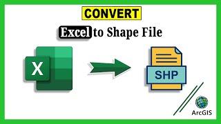 Excel to Shapefile in ArcGIS || Convert Excel (CSV) to GIS Shapefile