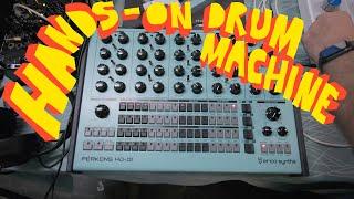 Erica Synths Perkons HD-01 - Hands On Drum Machine - #namm2024