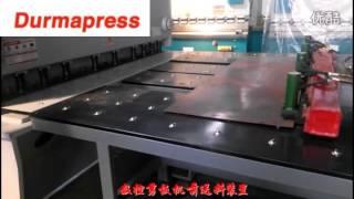 CNC Front feeding hydraulic shearing machine, automatic guillotine sheet cutting machine with feeder