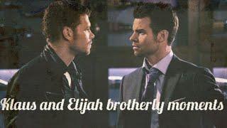 Klaus and Elijah brotherly moment