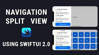 [swiftui 2.0] How to work with landscape | Navigation Split View 2020
