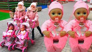 Куклы Беби Бон Настя и истории для детей Ксюша и Арина играют Как Мама