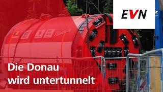 Neuer Tunnel zwischen Klosterneuburg und Korneuburg unter der Donau.