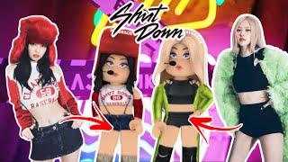 Blackpink ''Shut down'' Outfit id codes & links in Roblox ll Mel gracie