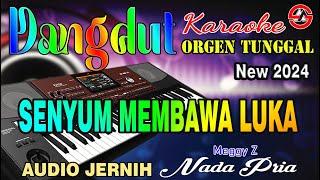 Senyum Membawa Luka - Karaoke (Nada Pria) Meggy Z || Dangdut Orgen Tunggal