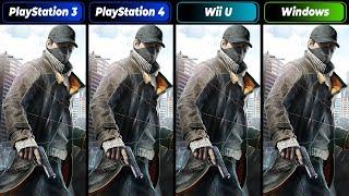 Watch Dogs | Wii U - PS3 - PS4 - PC | Graphics Comparison