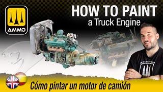 How to Paint a Truck Engine/ Cómo pintar el motor de un camión